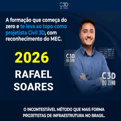 Curso Autocad Civil 3D do Zero 2026 - Rafael Soares
